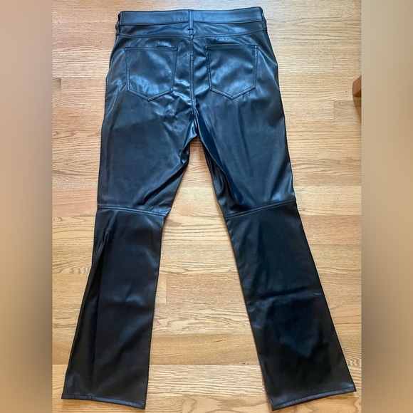 GAP Baby Boot Mid Rise Faux Leather Jeans - Picture 7 of 7